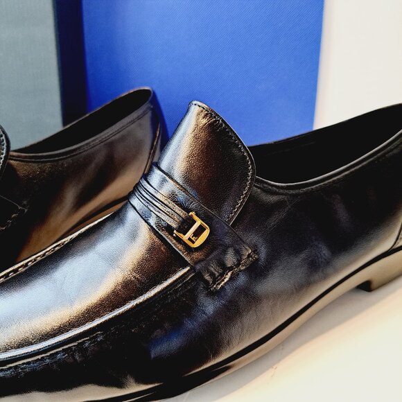 Men's Florsheim, Riva Poly Slip-On 17088-01 Black Leather 11 1/2 D - Picture 5 of 15